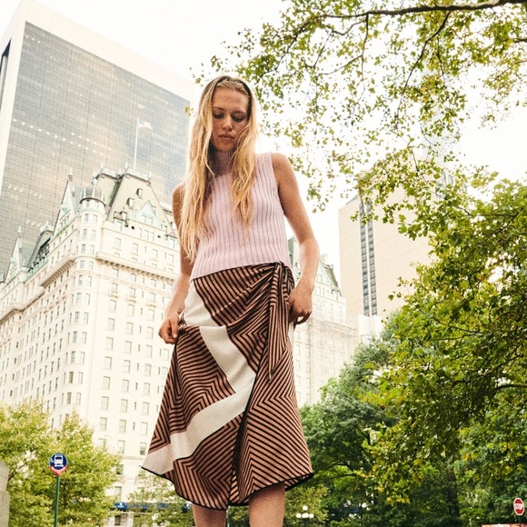 Zara high collar knit top - Picture 4 of 6